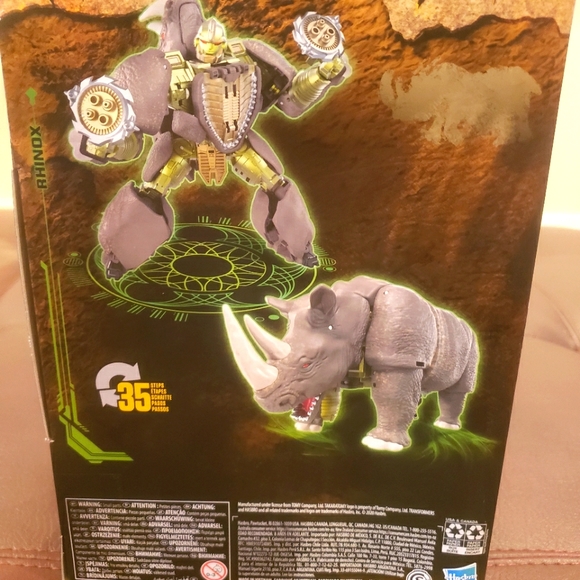 Transformers Beast Wars Kingdom War For Cybertron Collection Rhinox Figure - Picture 3 of 4